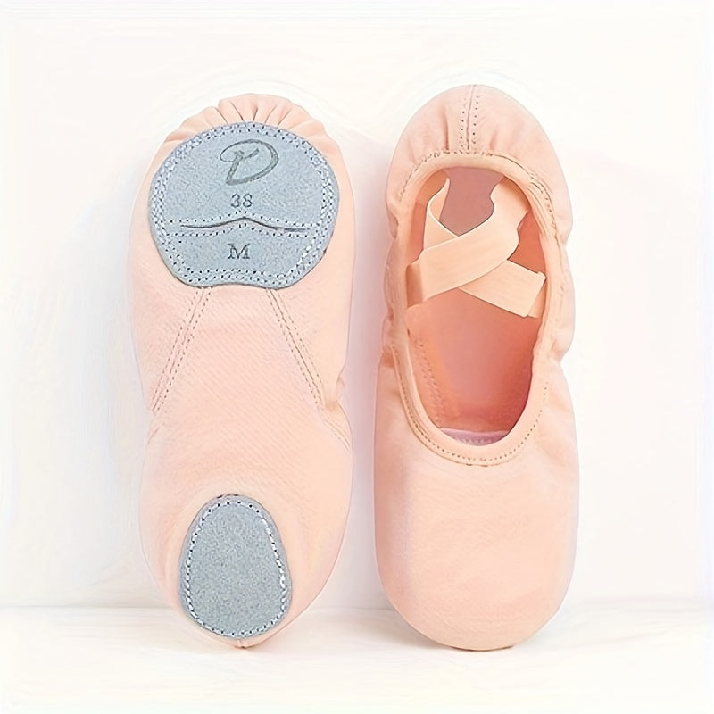 Girl's High Elastic Ballet Dance Shoes Special Sole Non Slip Breathable Shoes