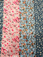 Boho Dress Women's Ditsy Floral Short Sleeve V Neck Dress