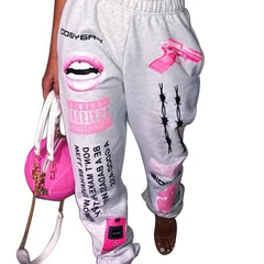 Y2K Streetwear Sweatpants Casual Sports Pants Women's Clothing