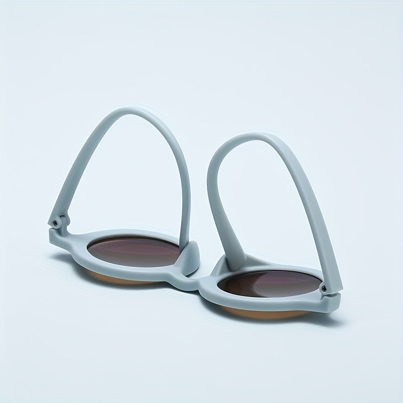 Girls UV Protection Round Frame Sunglasses for Parties and Festivals