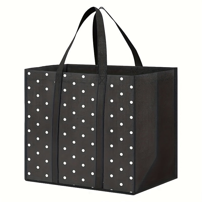 Foldable Reusable Shopping Bag Tote Bags with Reinforced Handles