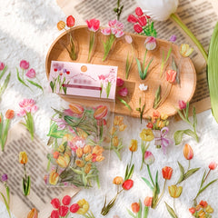 40pcs Adorable Plant & Flower Stickers for Crafts Scrapbooking Journals