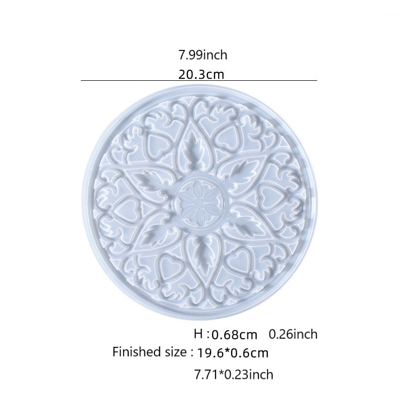Silicone Molds Home Ornaments Coaster Tools DIY Decor Jewelry Craft