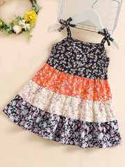 Infant Girls Floral Cami Dress for Summer