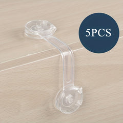 5pcs Child Safety Lock Baby Drawer Lock Anti-pinch Refrigerator Lock