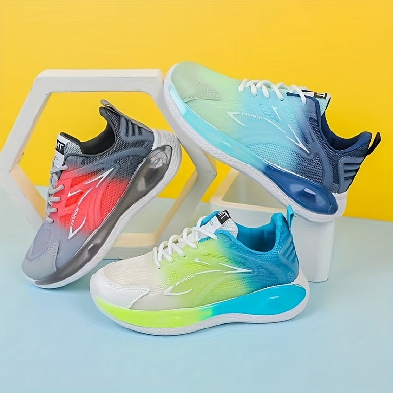 Women's Ombre Sports Shoes Breathable Mesh Running Gym Shoes