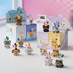 Dog Series Cartoon Animal Figurine Building Set Creative Gift