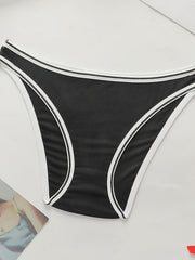 Letter Print Bra & Panties Set Women's Lingerie