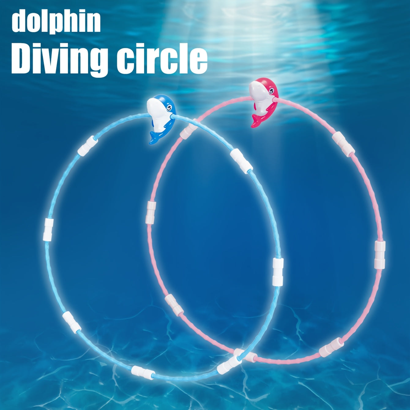 Dolphin Diving Ring Pool - Family Entertainment Pool Party Toy