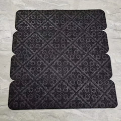 6pcs Non-slip Stair Mats Self-adhesive Washable Step Mats