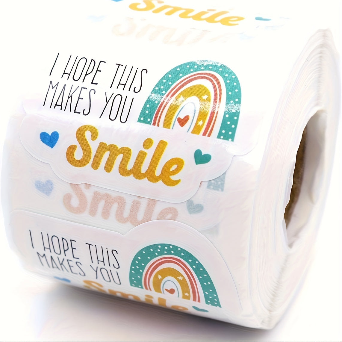 500 Open That Will Lead To Extreme Happiness Stickers Roll