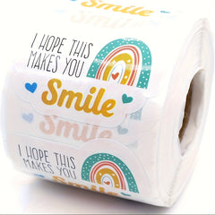 500 Open That Will Lead To Extreme Happiness Stickers Roll