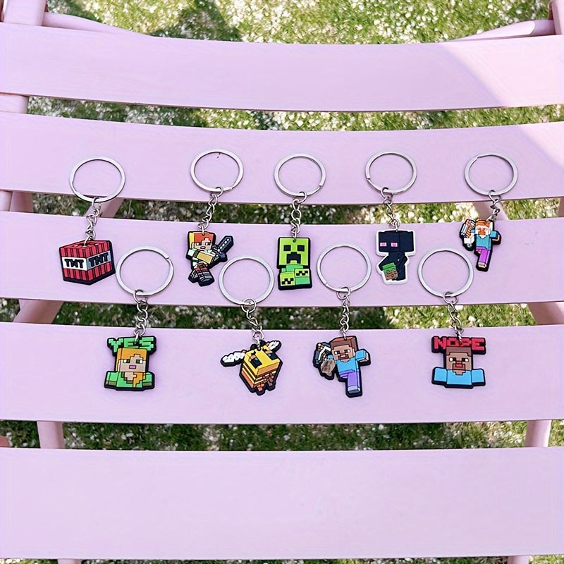 Mini Cartoon PVC Bag Purse Pendant Ornament Key Chain Keyring