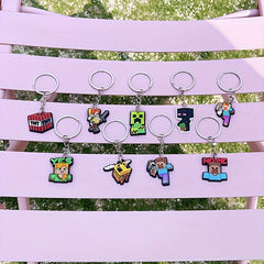 Mini Cartoon PVC Bag Purse Pendant Ornament Key Chain Keyring