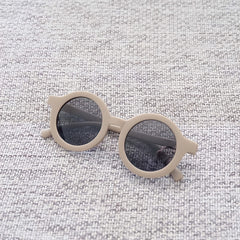Round Frame UV Protection Girls Sunglasses for Outdoor Activities