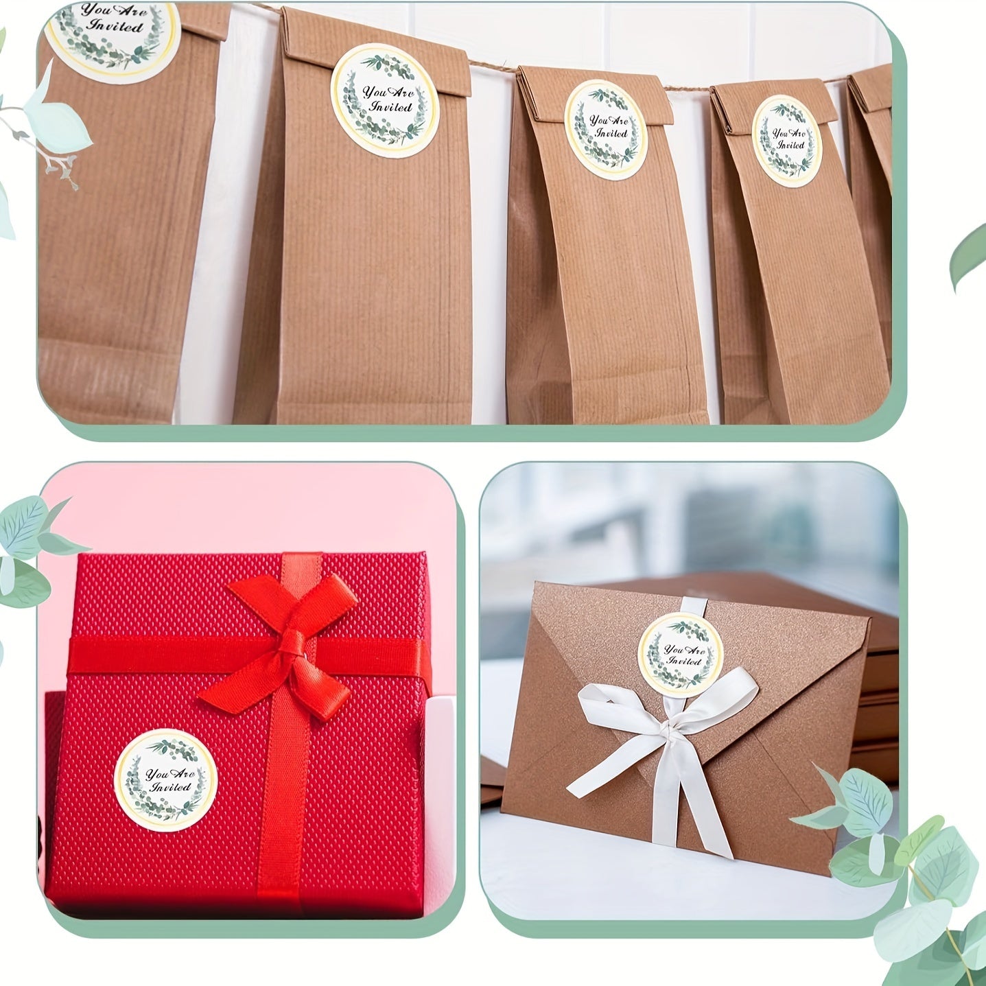 960pcs Invitation Envelope Seals for Wedding Party Bridal Birthdays Graduation