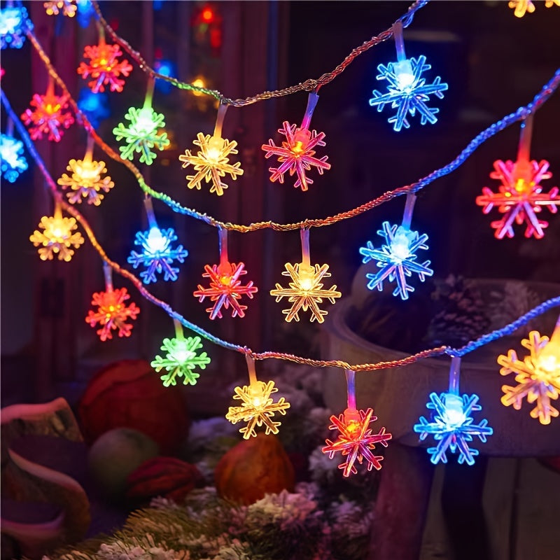 6M LED Snowflake String Light for Christmas Tree Decoration