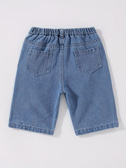 Boys Ripped Denim Shorts for Summer Outdoor