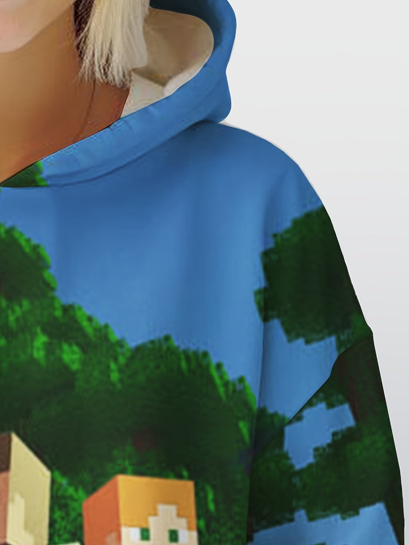 Casual Forest Graphic Hooded Sweatshirt for Girls and Boys