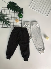 2pcs Boys Casual Active Sweatpants Quick Dry Jogger Sports Pants