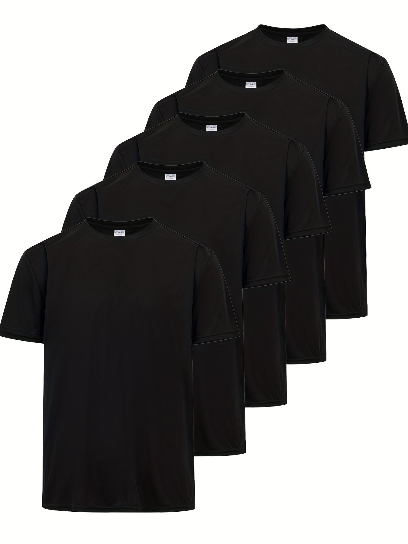 5pcs Men's T Shirt Bundle for Summer Activities