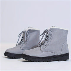 Women's Snow Boots Winter Warm Non-slip Thickened Medium Tube