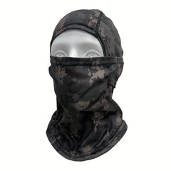 Camo Balaclava Hooded Face Mask in Khaki/CP