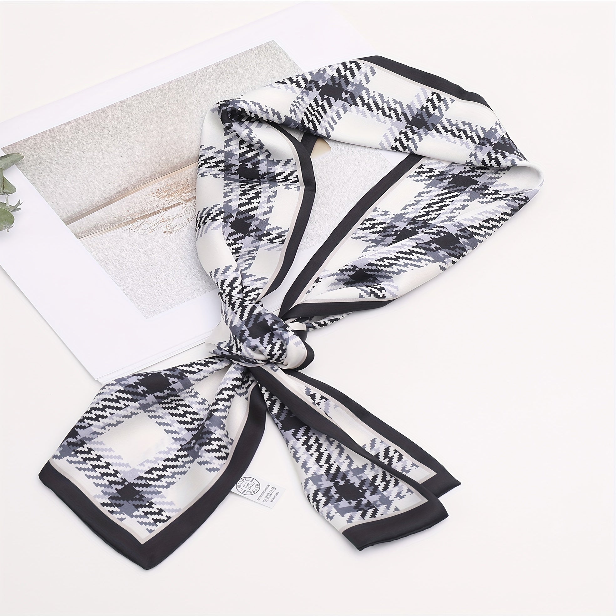 Small Tie Scarf & Weekend Casual Look
