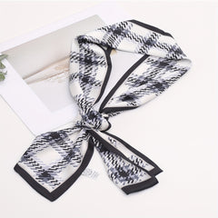 Small Tie Scarf & Weekend Casual Look