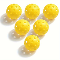 4pcs 40 Holes 74mm Colorful Pickleball High Elasticity