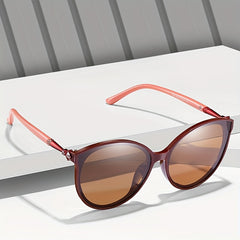 Women's Rhinestone Cat Eye Driving Sunglasses UV400
