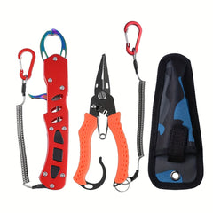 Stainless Steel Fish Controller Set Fish Lip Gripper Fishing Tool