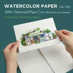 SeamiArt 300G Watercolor Paper Fine Medium Coarse Grain 32K 16K