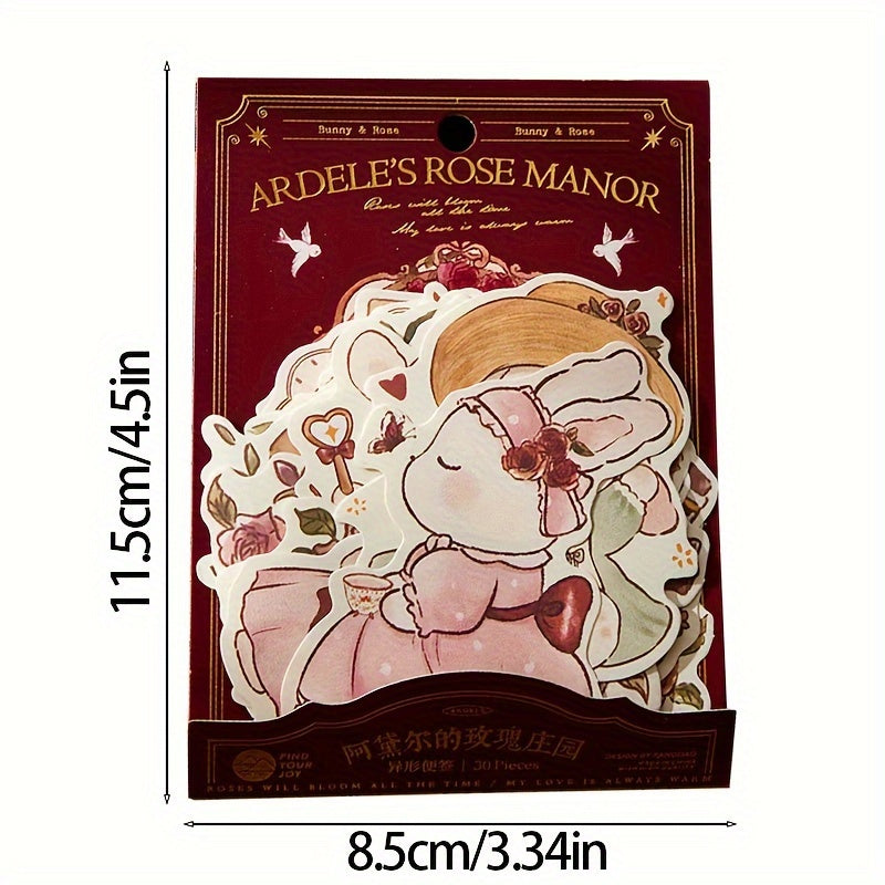 30pcs Special shaped Note Book Writable Note Paper Journal Material Notepad