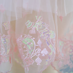 Yarn Wedding Veil Castle Print Sequin Headpiece Bridal Hair Accessories