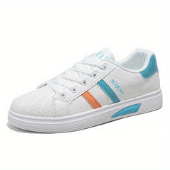 Women's Casual Lace Up Low Top Skate Shoes