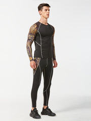 Men's Quick Dry Fitness Suit for Basketball Running Yoga