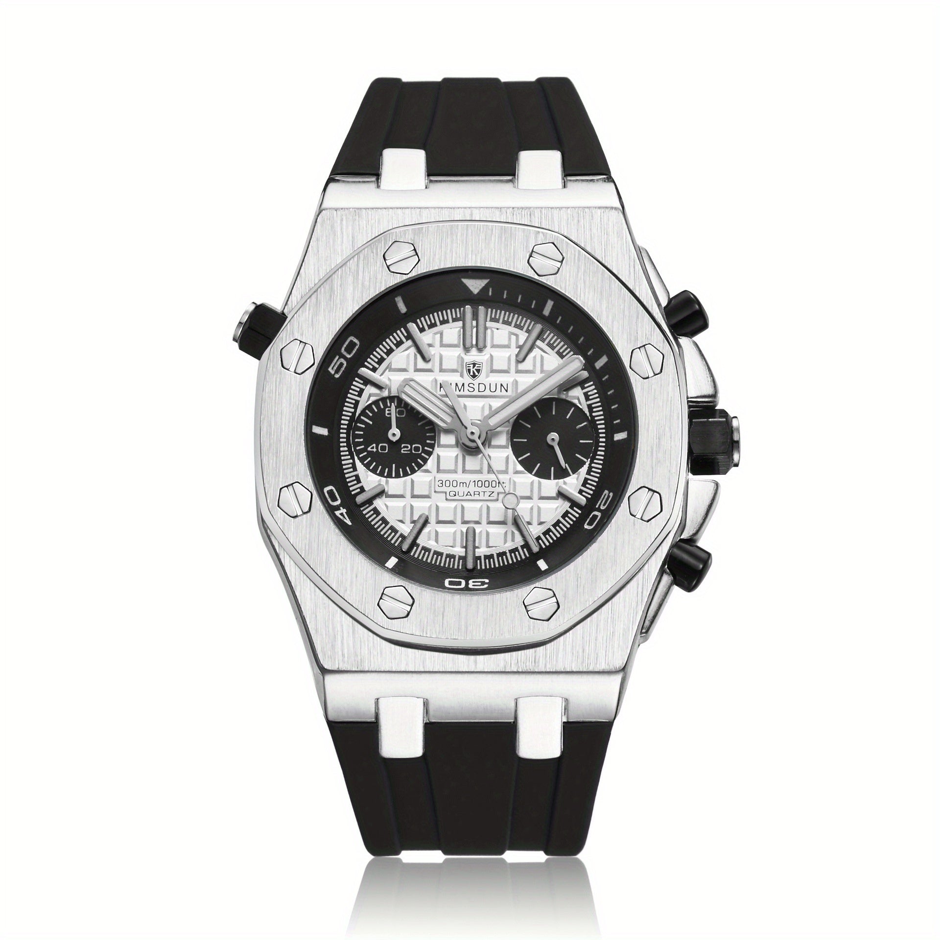 Men's Sports Quartz Watch Alloy Round Wrist Accessory
