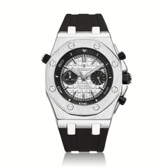 Men's Sports Quartz Watch Alloy Round Wrist Accessory