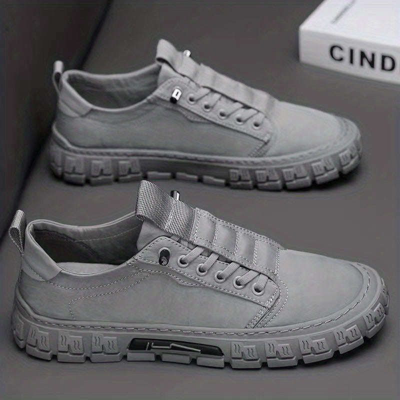 Men's Lace up Skate Shoes Good Grip Canvas Sneakers