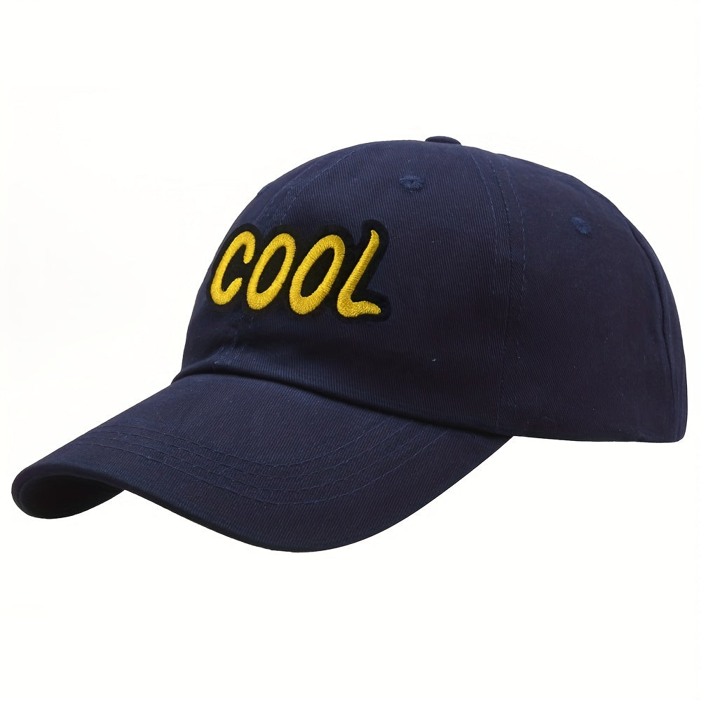 Embroidery Couple Baseball Cap Solid Casual Dad Hat Cotton Breathable Sun Hats