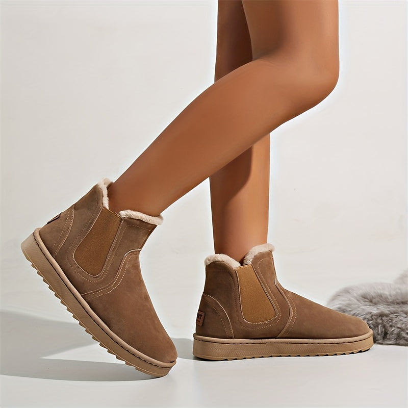 Women's Non slip Snow Boots Warm Thick Bottom Shoes