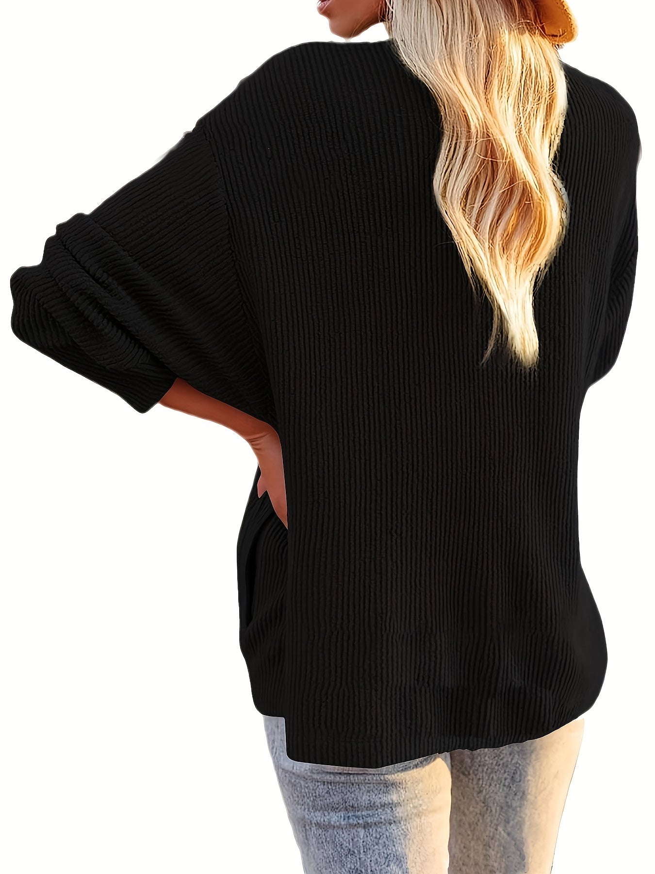 Corduroy Button Up Long Sleeve Blouse
