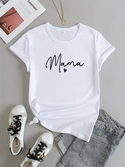 Maam Letter Graphic Sports T-shirt Women's Activewear