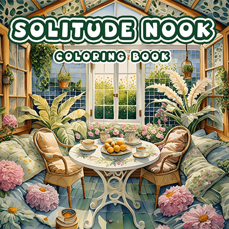 Cozy Corner Adult Coloring Book 22 Pages 20x20 cm Deluxe Edition