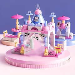 Enlightenment Small Manual Assembly Building Blocks Toy Castle Model