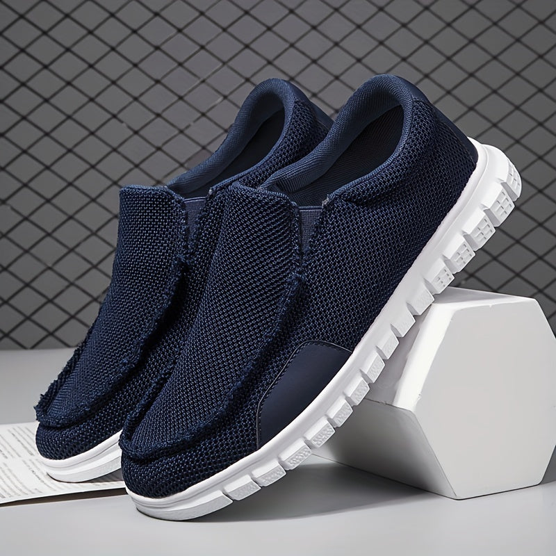 Men's Slip On Loafer Sneakers Breathable Non-slip Shoes