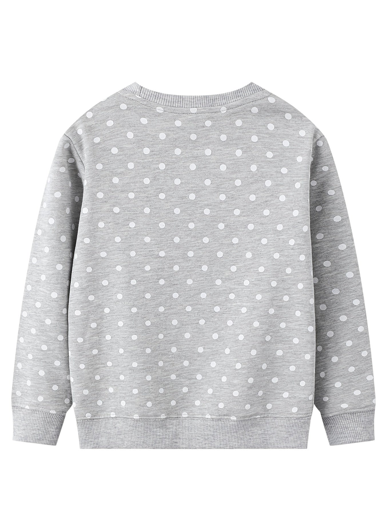 Girls Unicorn Crew Neck Sweatshirts for Sports Casual Outfit