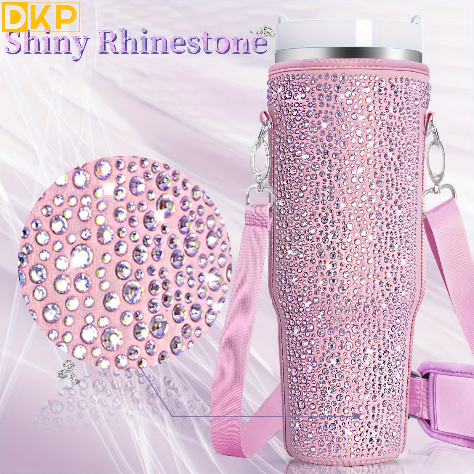 Insulated Water Bottle Carrier Bag For 40oz Bottle