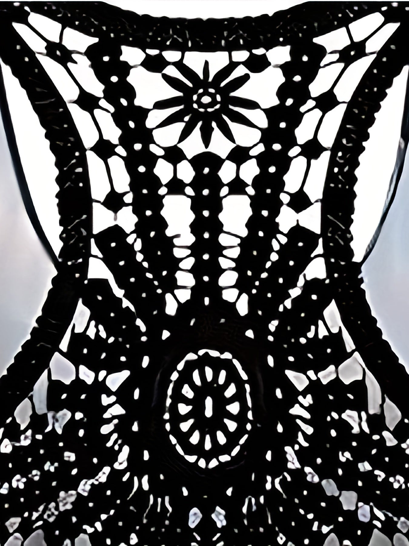 Dinosaur Print Tank Dress with Lace Panel